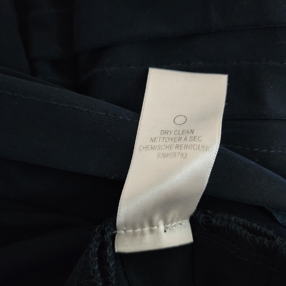 Adriana Papell Women's Size 12 Navy Blue Lace Sheath Dress Shutter Pleated - Picture 10 of 10